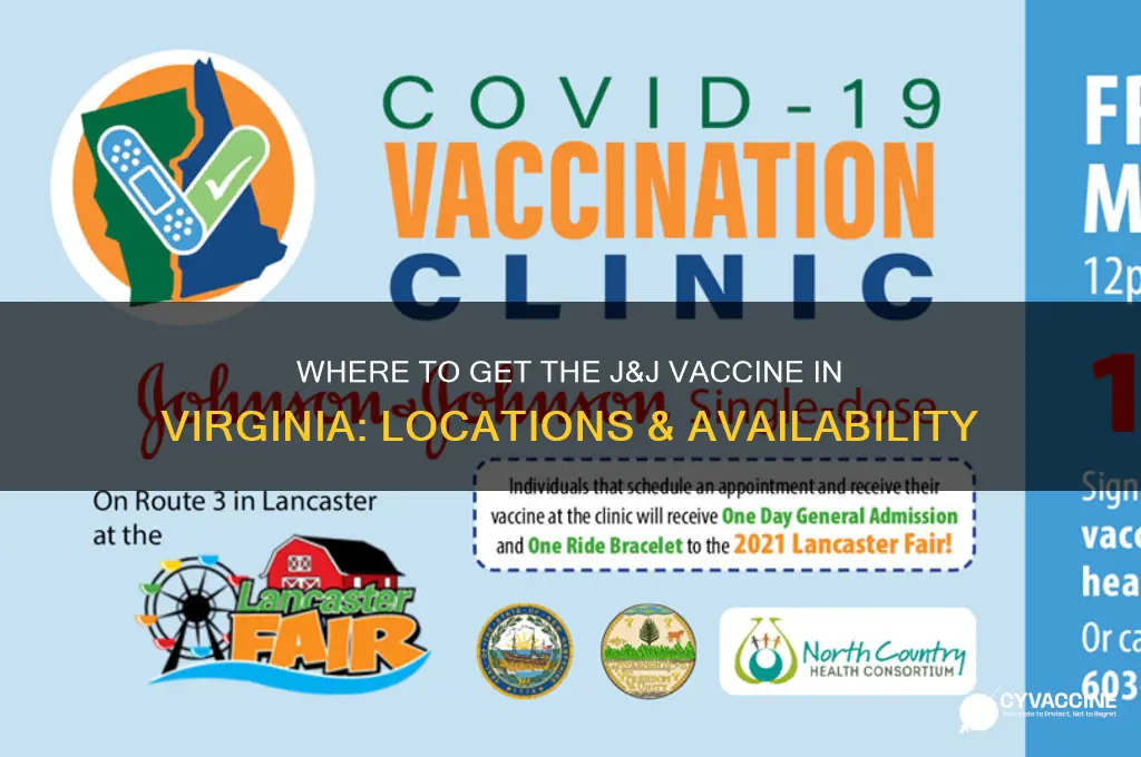 where is j&j vaccine available in virginia