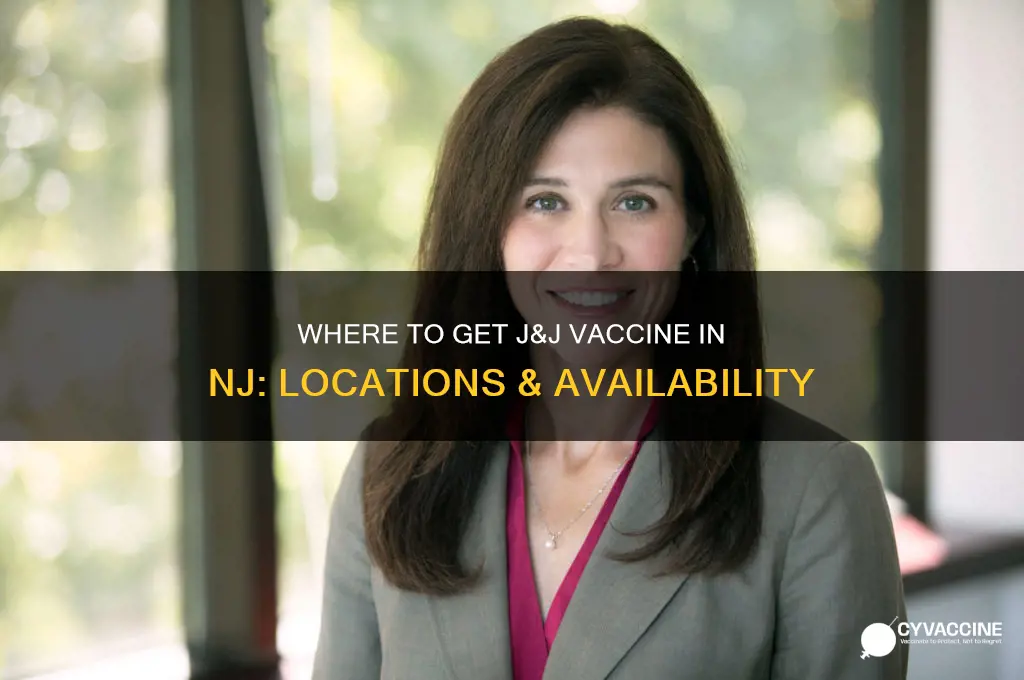 where is j and j vaccine available in nj