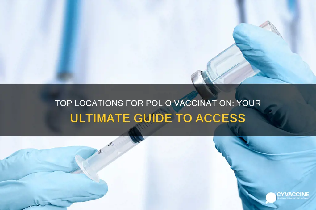 where is the best site for the polio vaccine