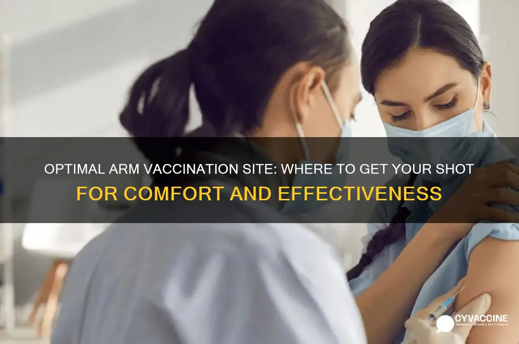 where on your arm should you be vaccinated