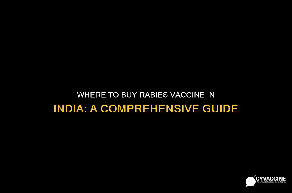 where to buy a rabies vaccine in india