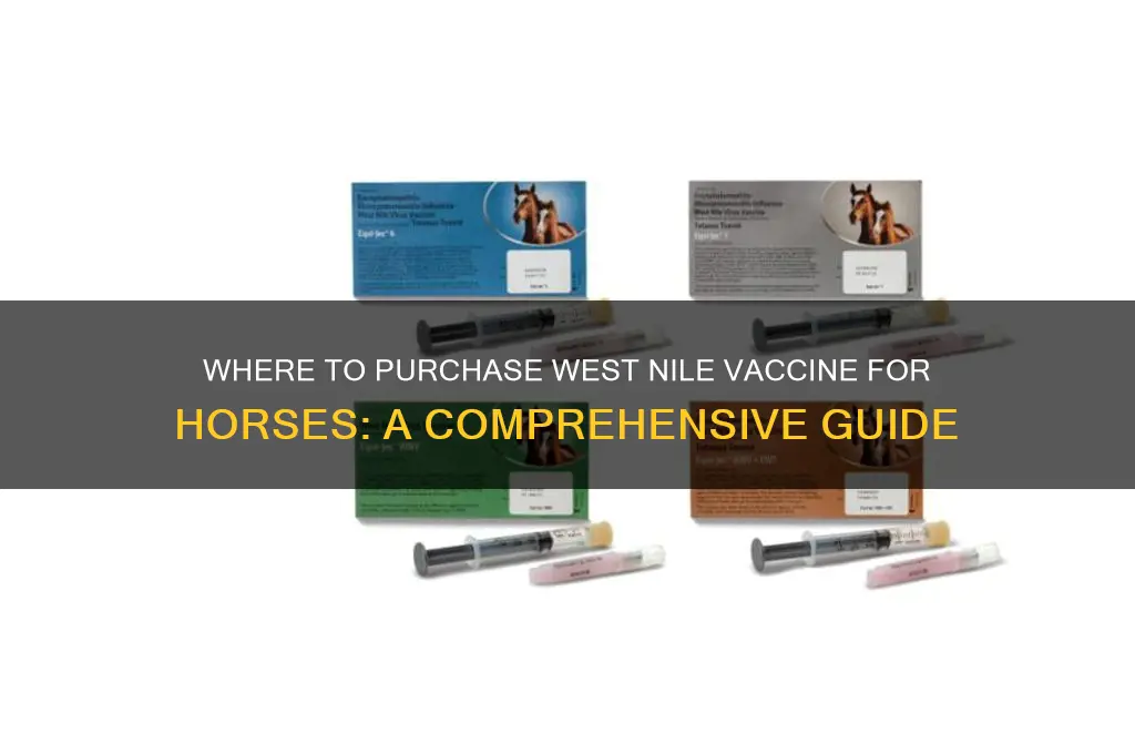 where to buy west nile vaccine for horses
