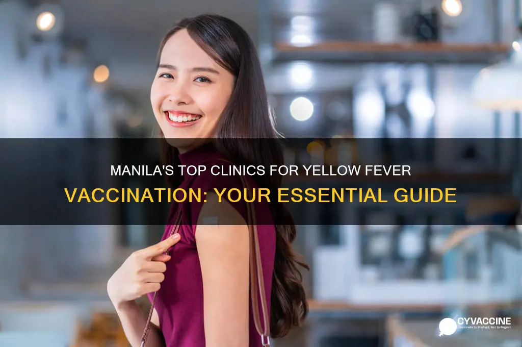where to have yellow fever vaccination in manila