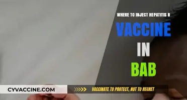 Safe Hepatitis B Vaccine Injection Sites for Babies: A Guide