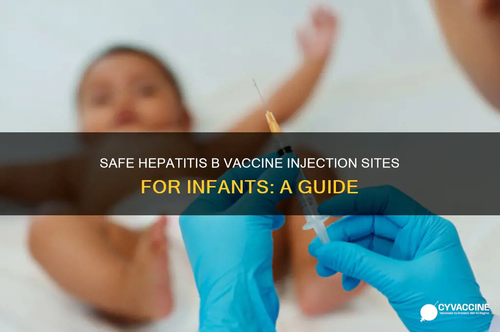 where to inject hepatitis b vaccine in baby