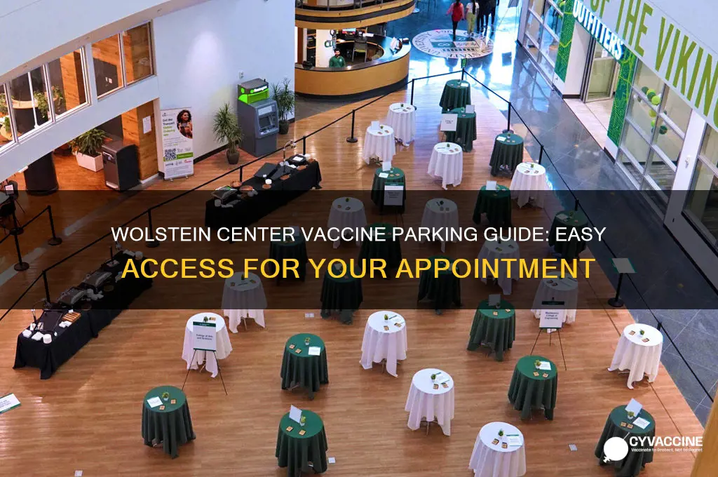 where to park at wolstein center for vaccine