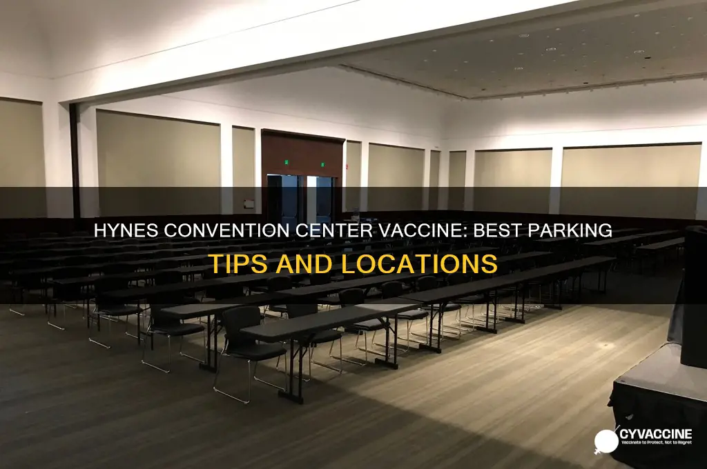 where to park for hynes convention center vaccine