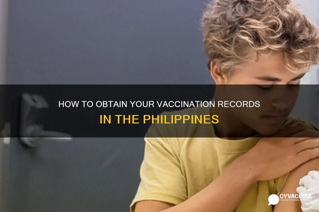 where to request vaccination records in the philippines