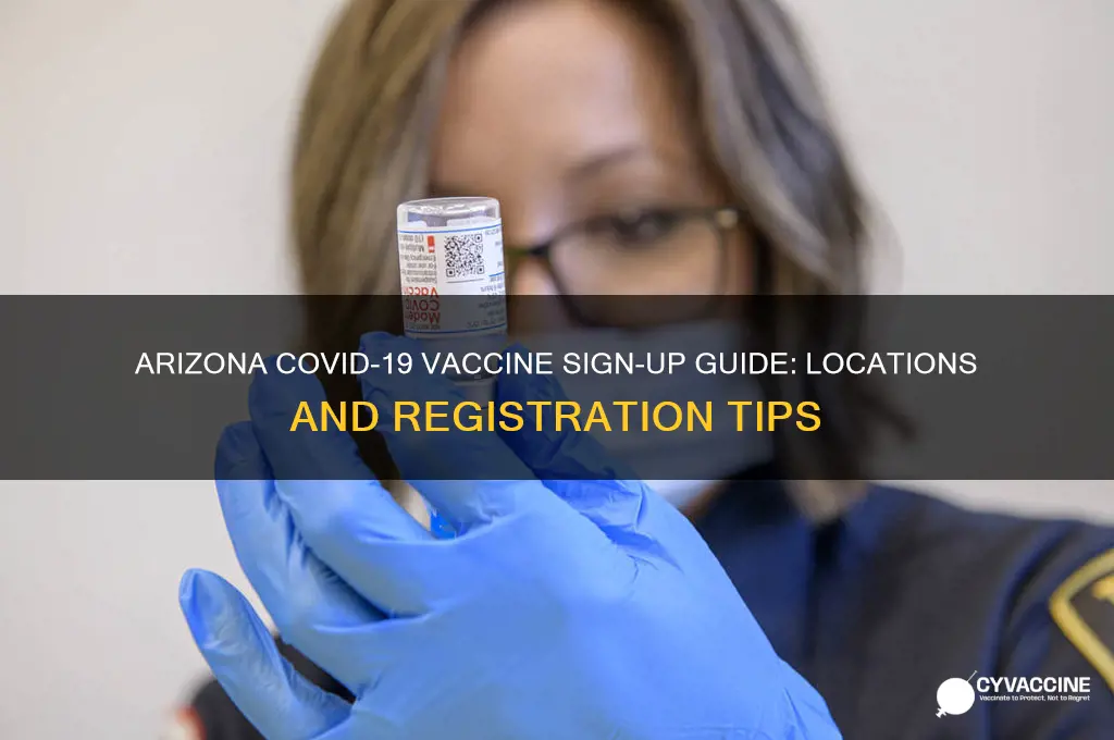 where to sign up for vaccine in arizona