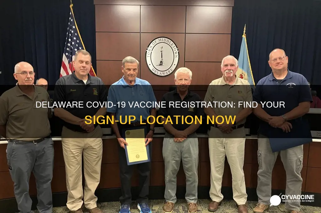 where to sign up for vaccine in delaware