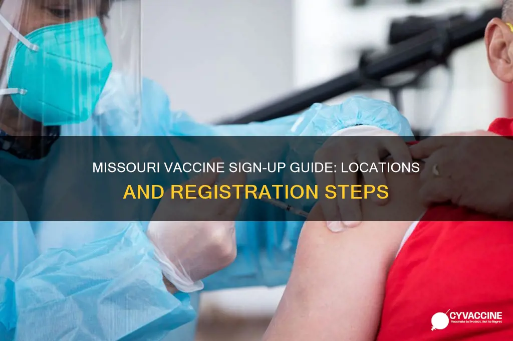 where to sign up for vaccine in missouri