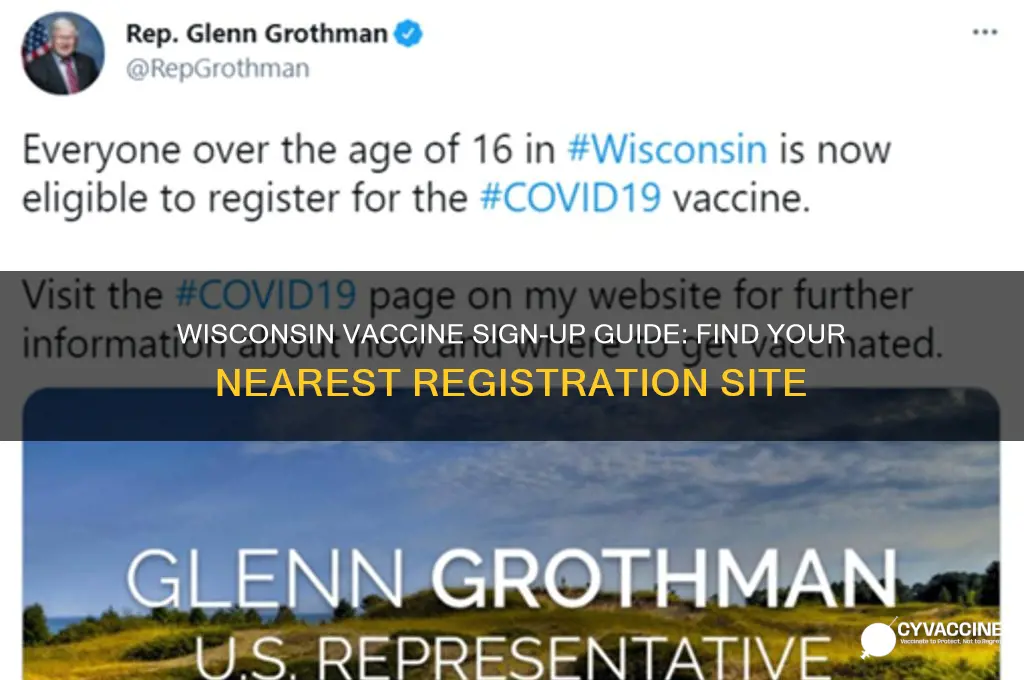 where to sign up for vaccine in wisconsin