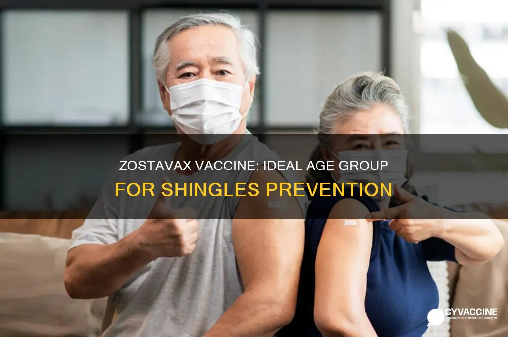 which age group should receive the zostavax vaccine