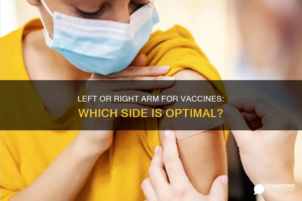which arm is best for vaccines