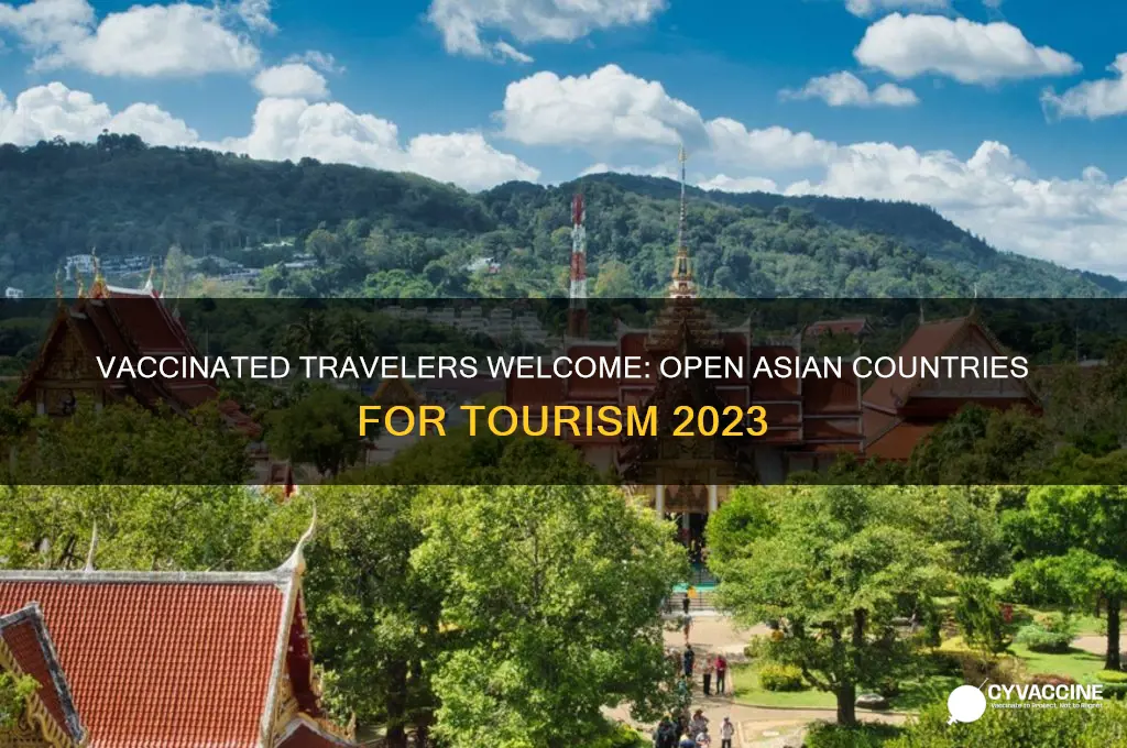 which asian countries are open for vaccinated tourists