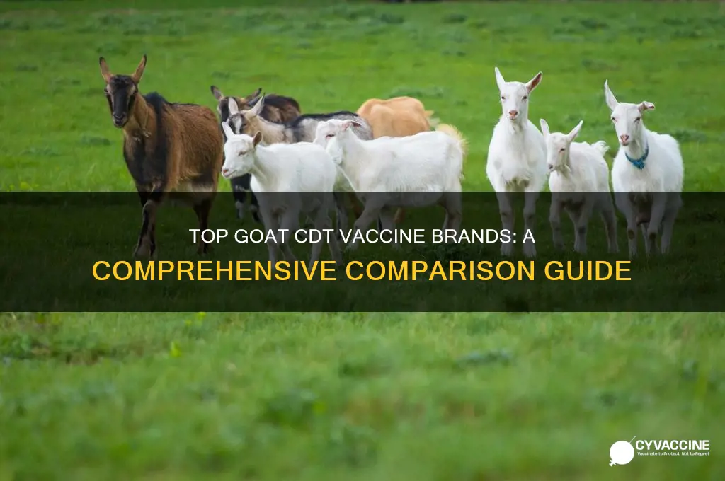 which brand cdt vaccine is best for goats