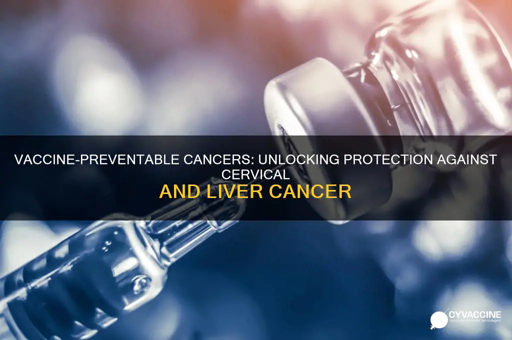 which cancer appears to be prevented by a vaccine
