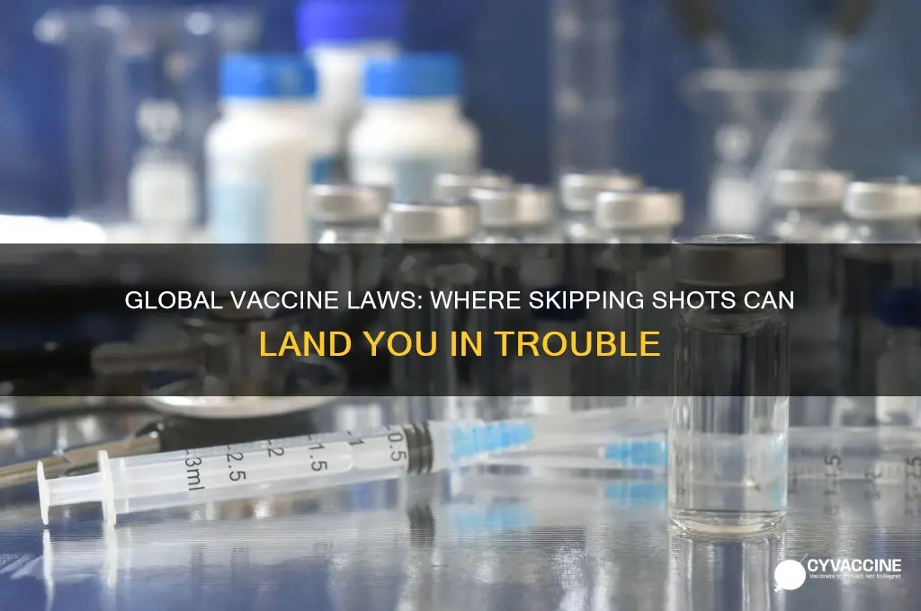 which country is it illegal to not vaccinate