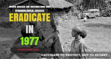 Smallpox Eradication: Vaccinations and Epidemiological Triumph in 1977