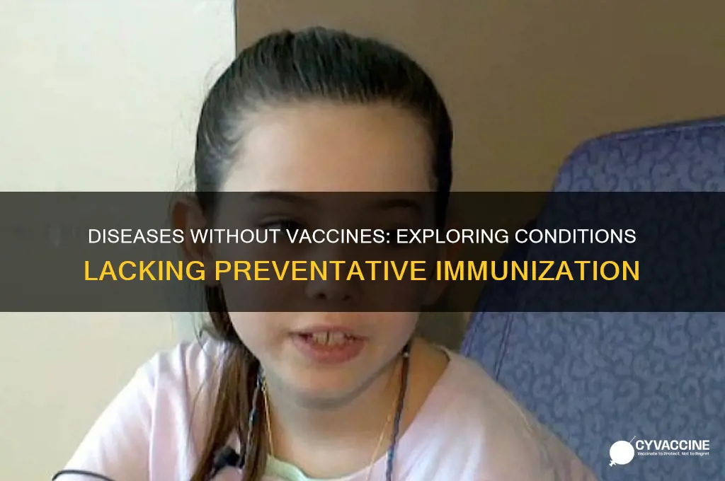 which disease does not have a preventative vaccine