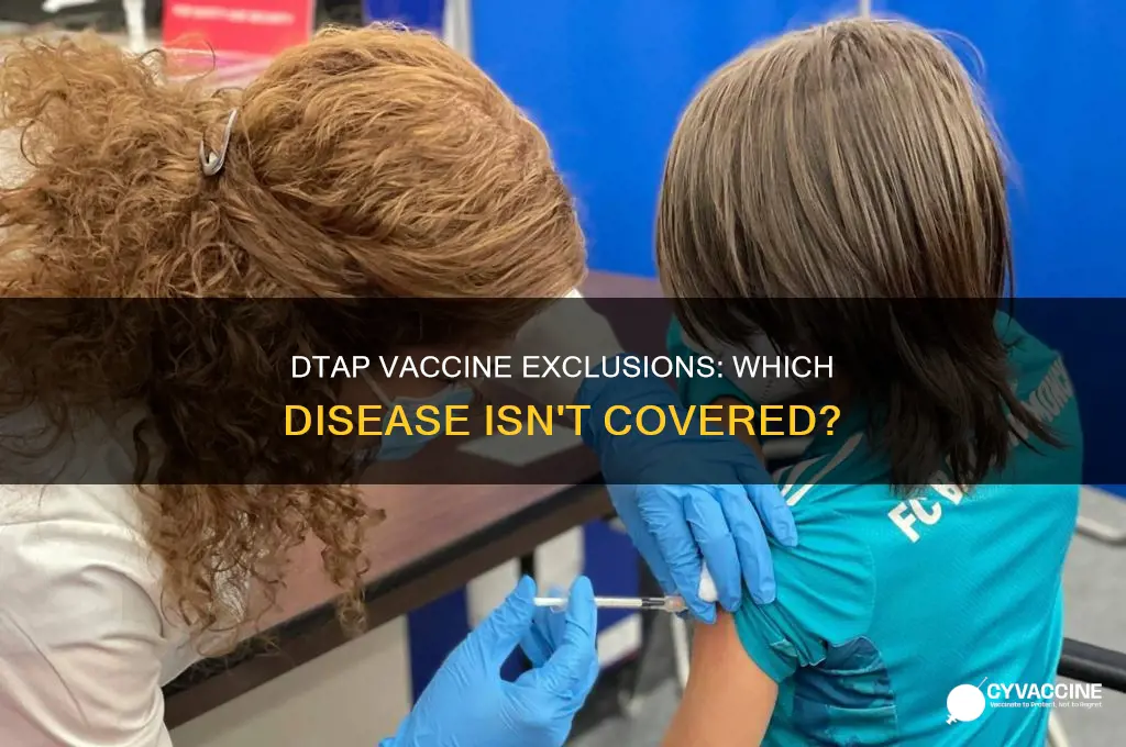 which disease is not included in dtp vaccine