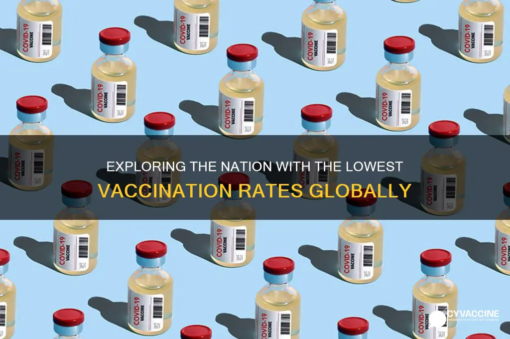 which is the country that has less vaccination