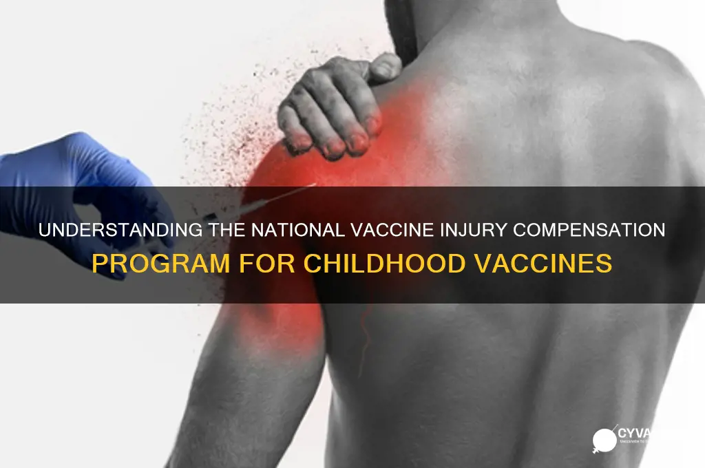 which no fault federal law compensates for childhood vaccine injuries