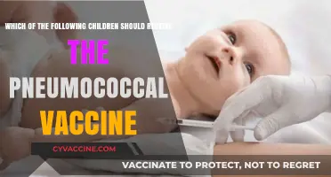 Pneumococcal Vaccine: Who Among Children Should Get It?