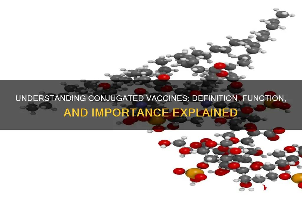 which of the following describes a conjugated vaccine