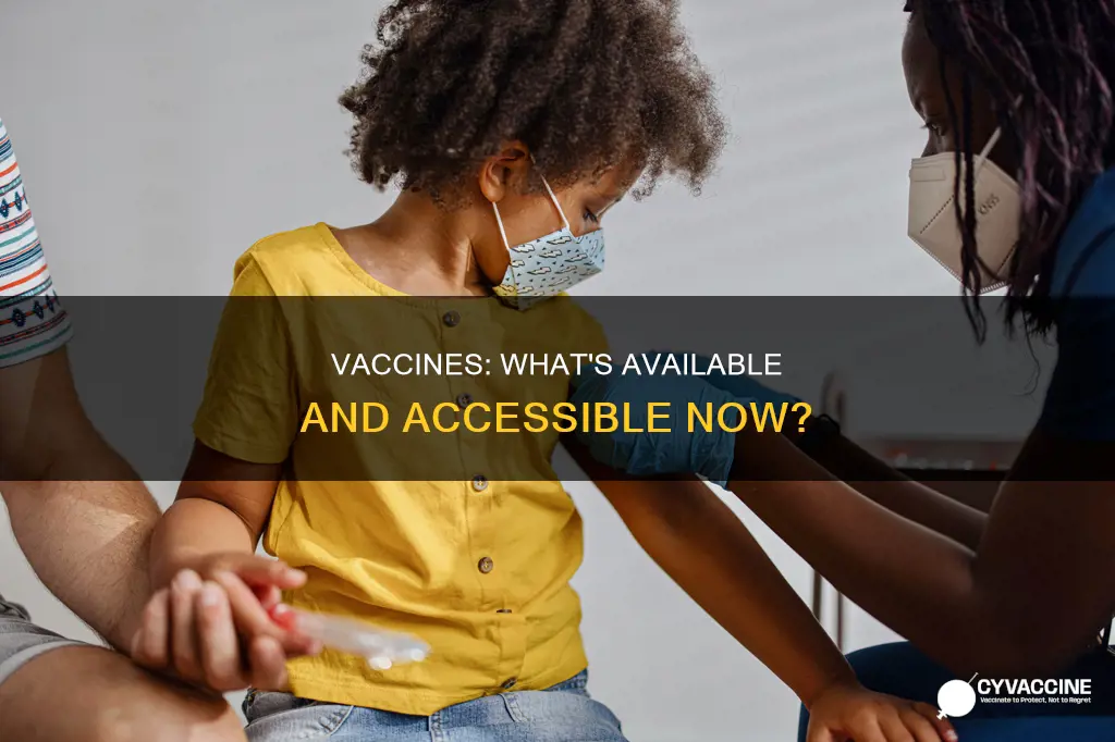 which of the following has a vaccine commonly available