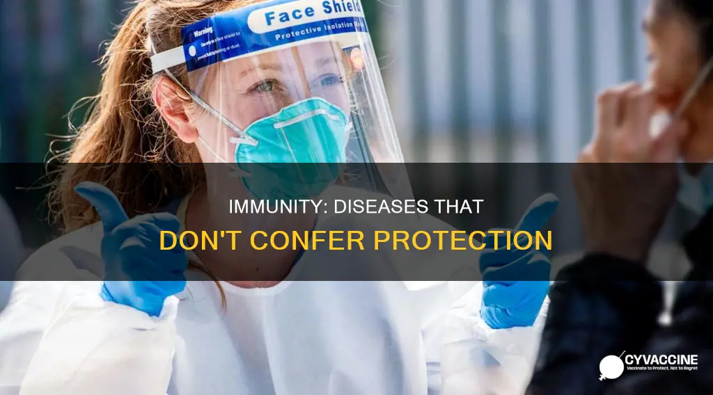 which of the following infectious diseases confers no protection