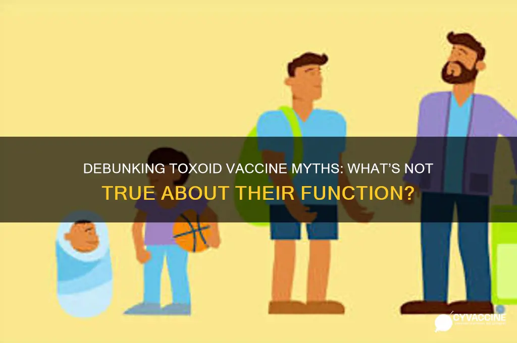 which of the following is not true of toxoid vaccines