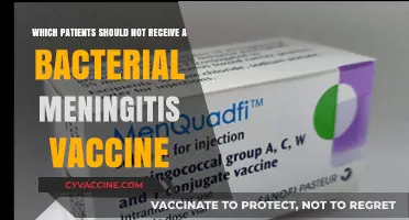 Bacterial Meningitis Vaccine: Who Should Avoid It?
