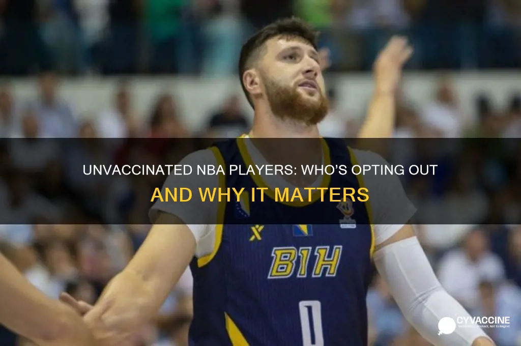 which players in the nba are not vaccinated