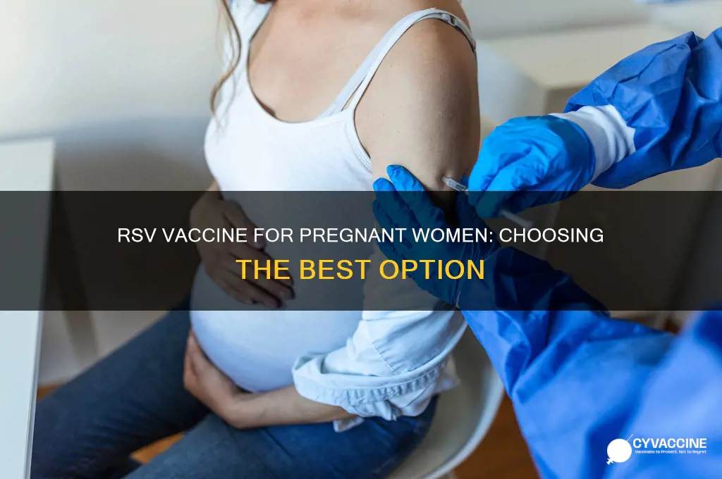 which rsv vaccine for pregnant women