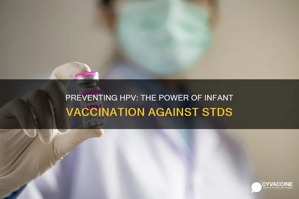 which sexually transmitted disease is preventable through infant vaccination