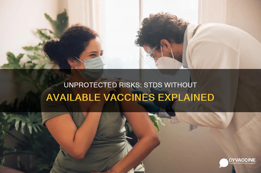 which sexually transmitted diseases are not vaccine preventable