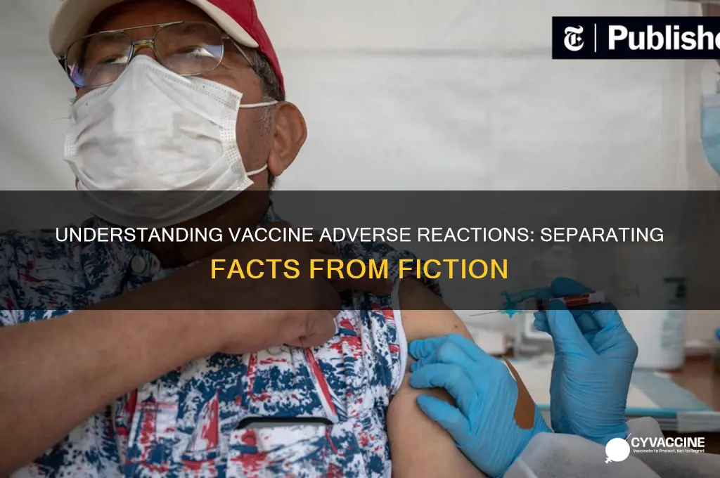 which statement about vaccine adverse reactions is true