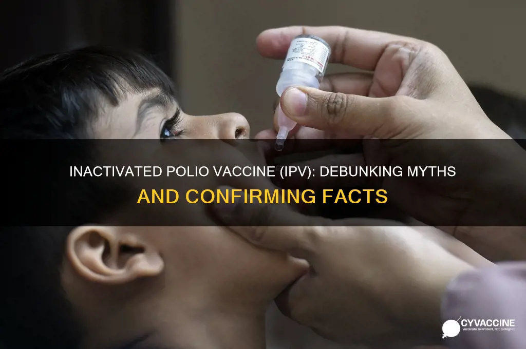 which statement regarding inactivated polio vaccine ipv is true