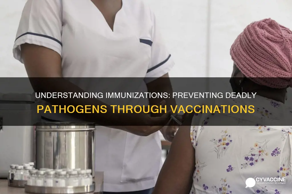 which type of pathogens do immunizations vaccinations help prevent