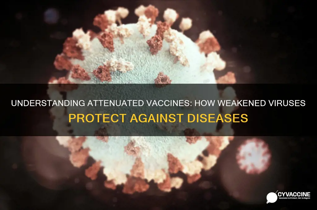 which type of vaccine weakens the target virus