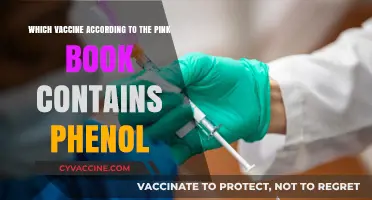 Phenol-Containing Vaccines: Insights from the Pink Book's Recommendations