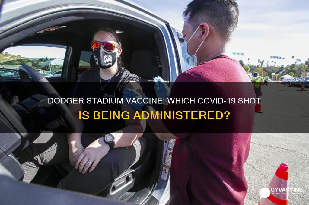 which vaccine are they giving at dodger stadium