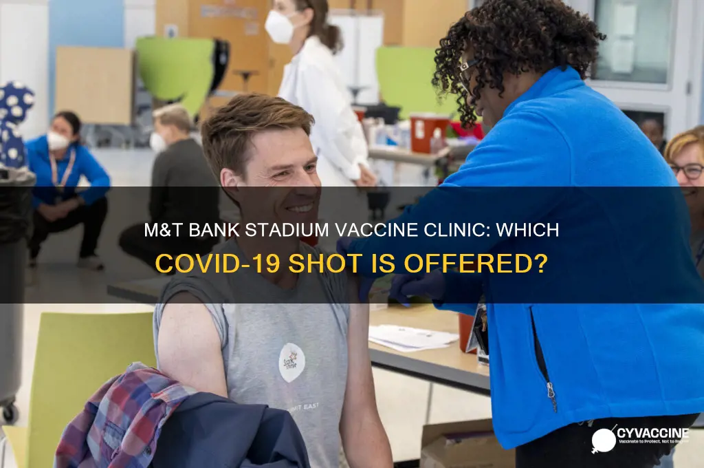 which vaccine are they giving at m&t bank stadium