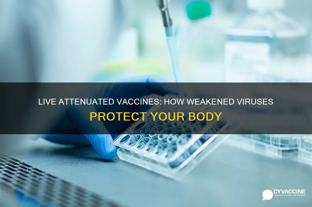 which vaccine contains weakened virus that replicates in the body