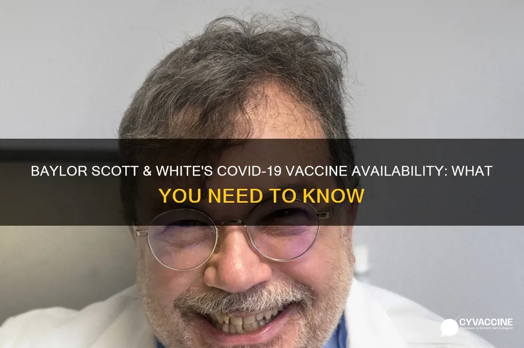 which vaccine does baylor scott and white have