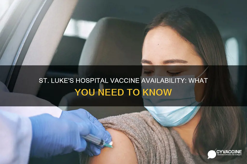 which vaccine does st luke