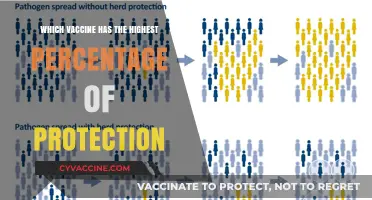 Top Vaccine: Highest Protection Percentage Against Diseases Revealed