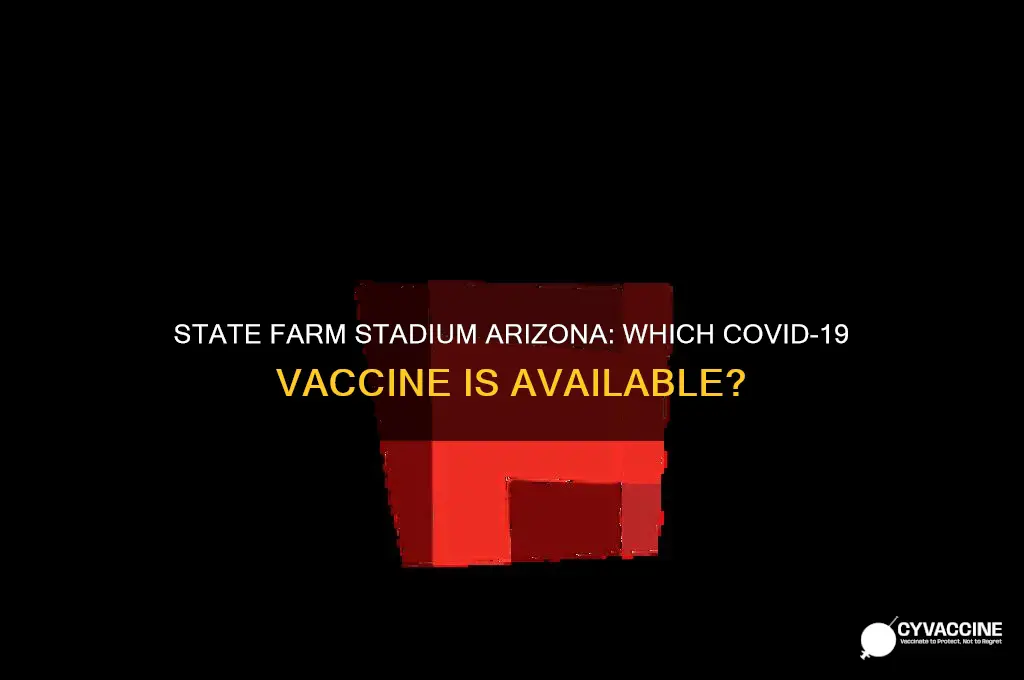 which vaccine is at state farm stadium in arizona