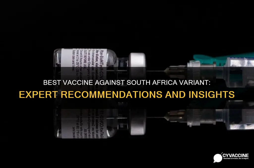 which vaccine is best against south africa variant